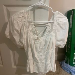 Free people top with cool back